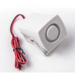12v 120dB Wired White Mini Siren 12v 120dB Wired White Mini Siren